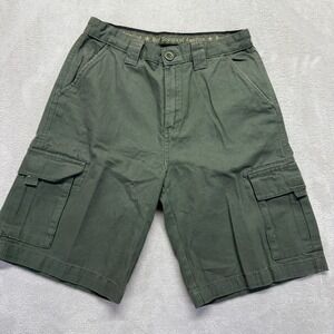 Boy Scouts of America Shorts Youth 16 Green Cargo Hiking 10" Inseam Authentic‎